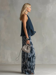 Elisa | Conjunto elegante y ligero con top fluido y pantalón ancho
