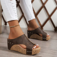 Melissa |  Sandalias de cuña cómoda