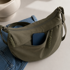 Agata | Bolso de Hombro Verde Oliva