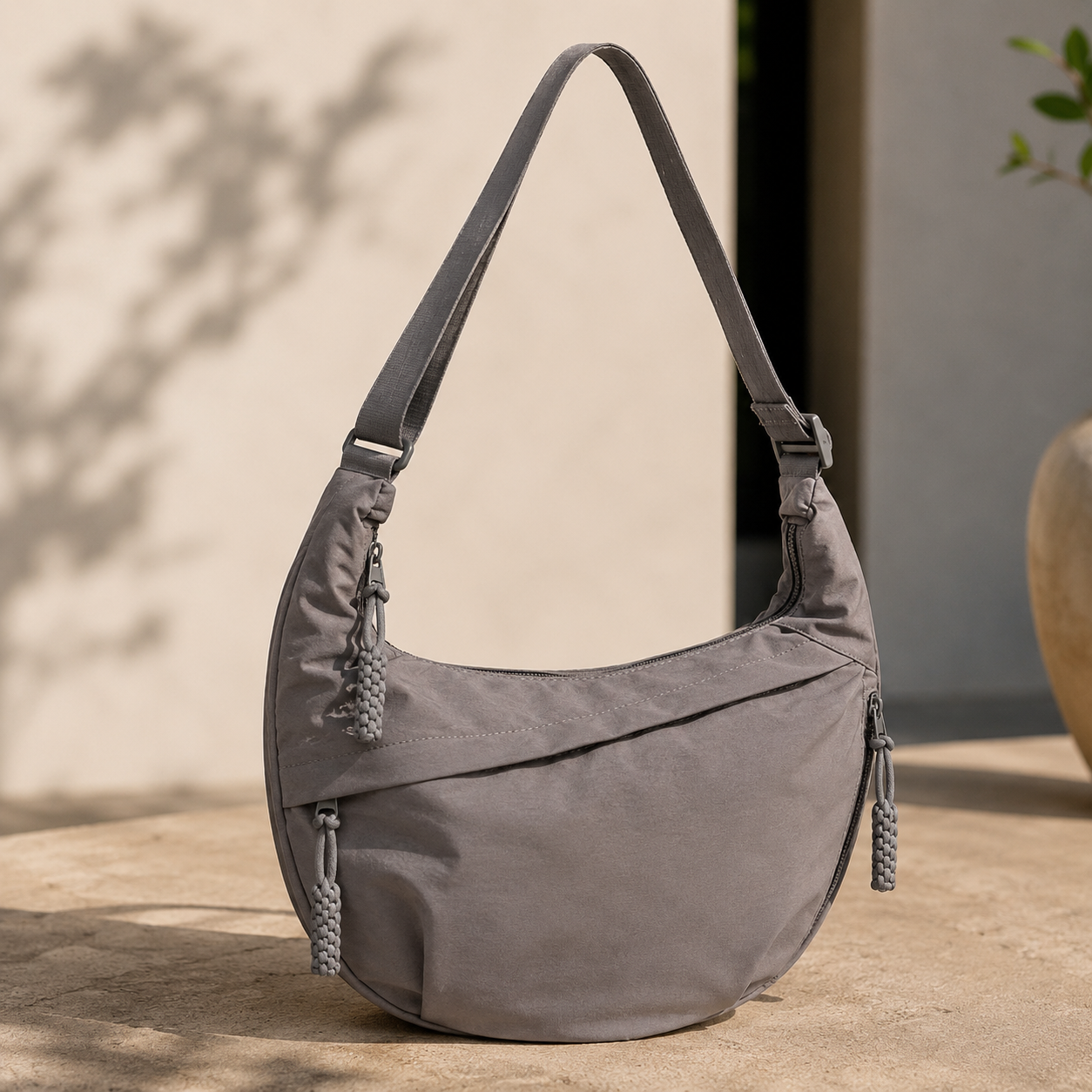 Chiara | Bolso de Hombro Gris