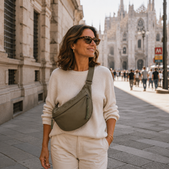 Agata | Bolso de Hombro Verde Oliva